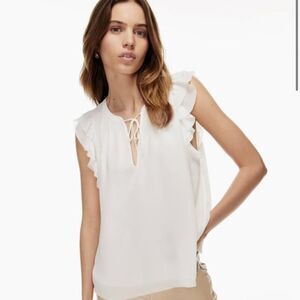 Wilfred Chanson Blouse Light Birch Bouleau Pale‎ - Size S.